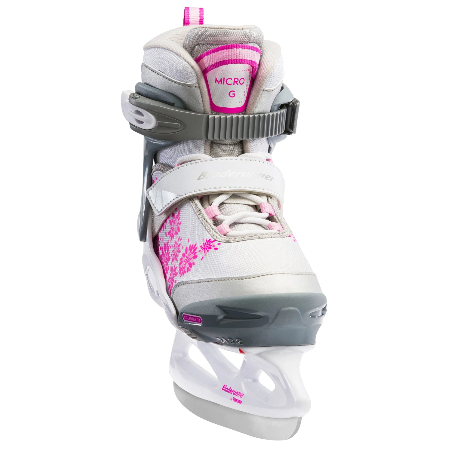 Rollerblade Bladerunner By RB Micro Ice Girls Adj Ice Skates (Size 2-5 NEW Open Box) 4 Rollerblade Bladerunner By RB Micro Ice Girls Adj Ice Skates (Size 2-5 NEW Open Box) - Image 2