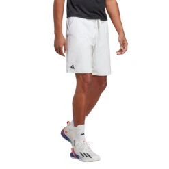 Adidas Ergo 7in Mens Tennis Shorts -Pulley Shop 28253 WHITE100