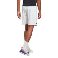 Adidas Ergo 7in Mens Tennis Shorts -Pulley Shop 28253 WHITE100 1