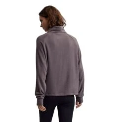 Varley Portland High Neck Midlayer Womens Pullover -Pulley Shop 28664 DEEPCHARCOAL 1