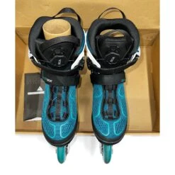 K2 Alexis 84 Boa Teal Womens Inline Skates - Lightly Used Size 9.5 -Pulley Shop 29852 TEALWHITE 2