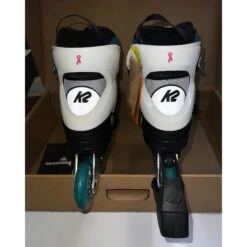 K2 Alexis 84 Boa Teal Womens Inline Skates - Lightly Used Size 9.5 -Pulley Shop 29852 TEALWHITE 3