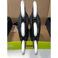 Rollerblade Macroblade 110 3WD Mens Inline Skates 2021 - (Size 9.5 Lightly Used) -Pulley Shop 30145 GREYYELLOW 4