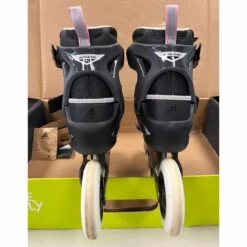 Rollerblade Macroblade 110 3WD Womens Inline Skates 2021 - (Size 8 Lightly Used) -Pulley Shop 30255 BLKGRYPINK 2 e846d9d1 408a 4356 9082 e79e966aea01