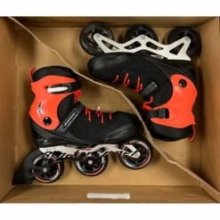 Bladerunner By Rollerblade Formula 100 Mens Inline Skates - Size 8 Lightly Used -Pulley Shop 30267 BLACKRED 5