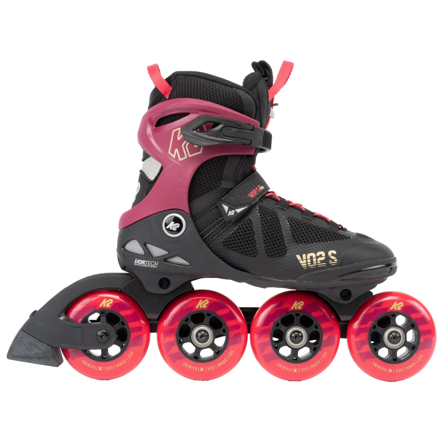 K2 VO2 S 90 Womens Inline Skates - (Size 6 NEW/Open Box) 4 K2 VO2 S 90 Womens Inline Skates - (Size 6 NEW/Open Box) - Image 2