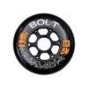 K2 Bolt 90mm/85A W/ILQ9 Bearings Inline Skate Wheels - 8 Pack -Pulley Shop 30358 BLACK