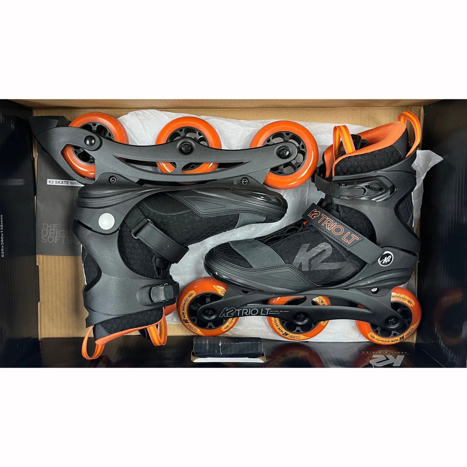 Used K2 Trio LT 100 Mens Urban Inline Skates - (Size 10 Lightly Used) 8 Used K2 Trio LT 100 Mens Urban Inline Skates - (Size 10 Lightly Used) - Image 6