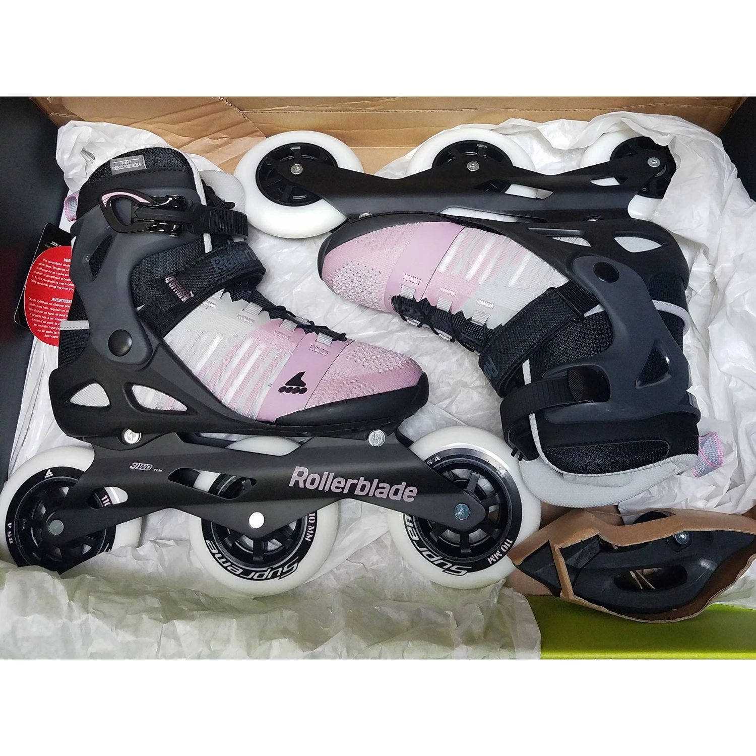 Rollerblade Macroblade 110 3WD Womens Inline Skates - (Size 8 NEW/Open Box) 4 Rollerblade Macroblade 110 3WD Womens Inline Skates - (Size 8 NEW/Open Box) - Image 2