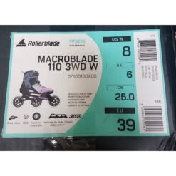 Rollerblade Macroblade 110 3WD Womens Inline Skates - (Size 8 NEW/Open Box) 8 Rollerblade Macroblade 110 3WD Womens Inline Skates - (Size 8 NEW/Open Box) -Pulley Shop 30548 BLKGRYPINK 2 63ab8c76 db3d 4e82 8fa3 aef24ebddd89