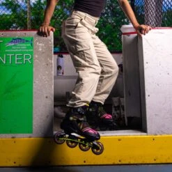 Fit-Tru Cruze 84 Pink Womens Inline Skates - (Size 8 NEW/Open Box) 14 Fit-Tru Cruze 84 Pink Womens Inline Skates - (Size 8 NEW/Open Box) -Pulley Shop 30549 BLKPNKYEL 4