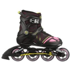 Fit-Tru Cruze 84 Pink Womens Inline Skates - (Size 8 NEW/Open Box) 16 Fit-Tru Cruze 84 Pink Womens Inline Skates - (Size 8 NEW/Open Box) -Pulley Shop 30549 BLKPNKYEL 6
