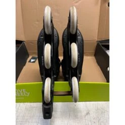 Rollerblade Macroblade 100 3WD Mens Inline Skates- Size 9 MILDLY USED -Pulley Shop 30844 BLACKYELLOW 3