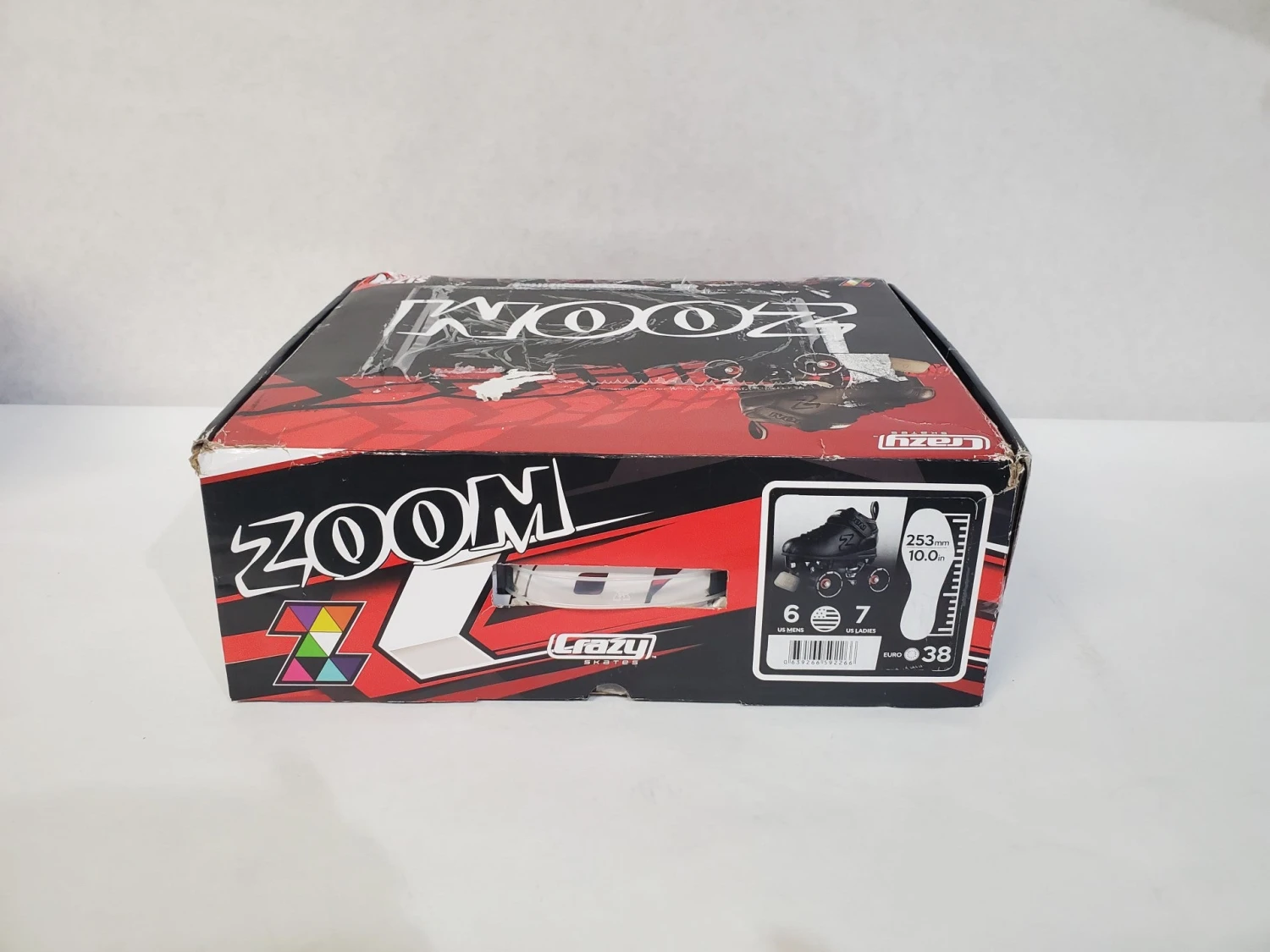 Crazy Skate Zoom Unisex Roller Skates (Size M6/W7 NEWOB) 4 Crazy Skate Zoom Unisex Roller Skates (Size M6/W7 NEWOB) - Image 2