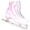 Riedell Soar Girls Figure Skates (Size 1Jr. NEWOB) -Pulley Shop 30993 PINKWHITE