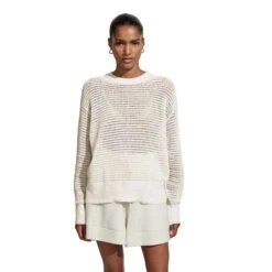 Varley Kershaw Womens Sweater -Pulley Shop 31190 EGRET 2