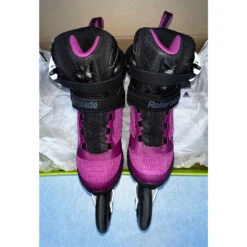 Rollerblade Macroblade 100 3WD Womens Inline Skates (Moderately Used Size 7) 10 Rollerblade Macroblade 100 3WD Womens Inline Skates (Moderately Used Size 7) -Pulley Shop 31853 VIOLETBLACK 2