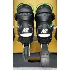 K2 Sk8 Hero Boa ALU Boys Adjustable Inline Skates - (Moderately Used Size 1-5) -Pulley Shop 31871 BLACKGREEN 3 20460862 9aea 43f2 9fad af700f666a78