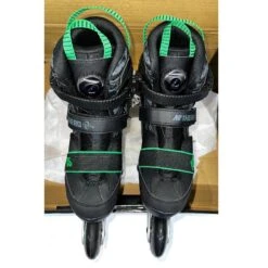 K2 Sk8 Hero Boa ALU Boys Adjustable Inline Skates - (Lightly Used Size 1-5) -Pulley Shop 31872 BLACKGREEN 2 03f59670 89c2 4ed6 a3e9 32c0bfbe5c9e