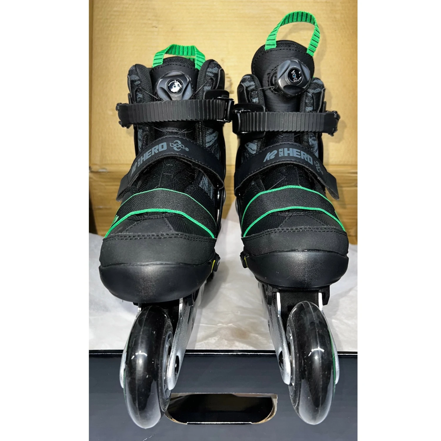K2 Sk8 Hero Boa ALU Boys Adjustable Inline Skates - (Gently Used Size 1-5) 4 K2 Sk8 Hero Boa ALU Boys Adjustable Inline Skates - (Gently Used Size 1-5) - Image 2