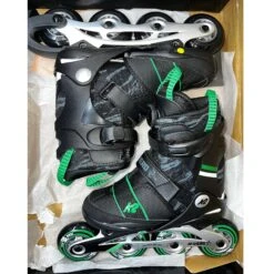 K2 Sk8 Hero Boa ALU Boys Adjustable Inline Skates - (Gently Used Size 1-5) 13 K2 Sk8 Hero Boa ALU Boys Adjustable Inline Skates - (Gently Used Size 1-5) -Pulley Shop 31874 BLACKGREEN 5 91784655 6bd6 4dfb ad9a 2940a4cb0348