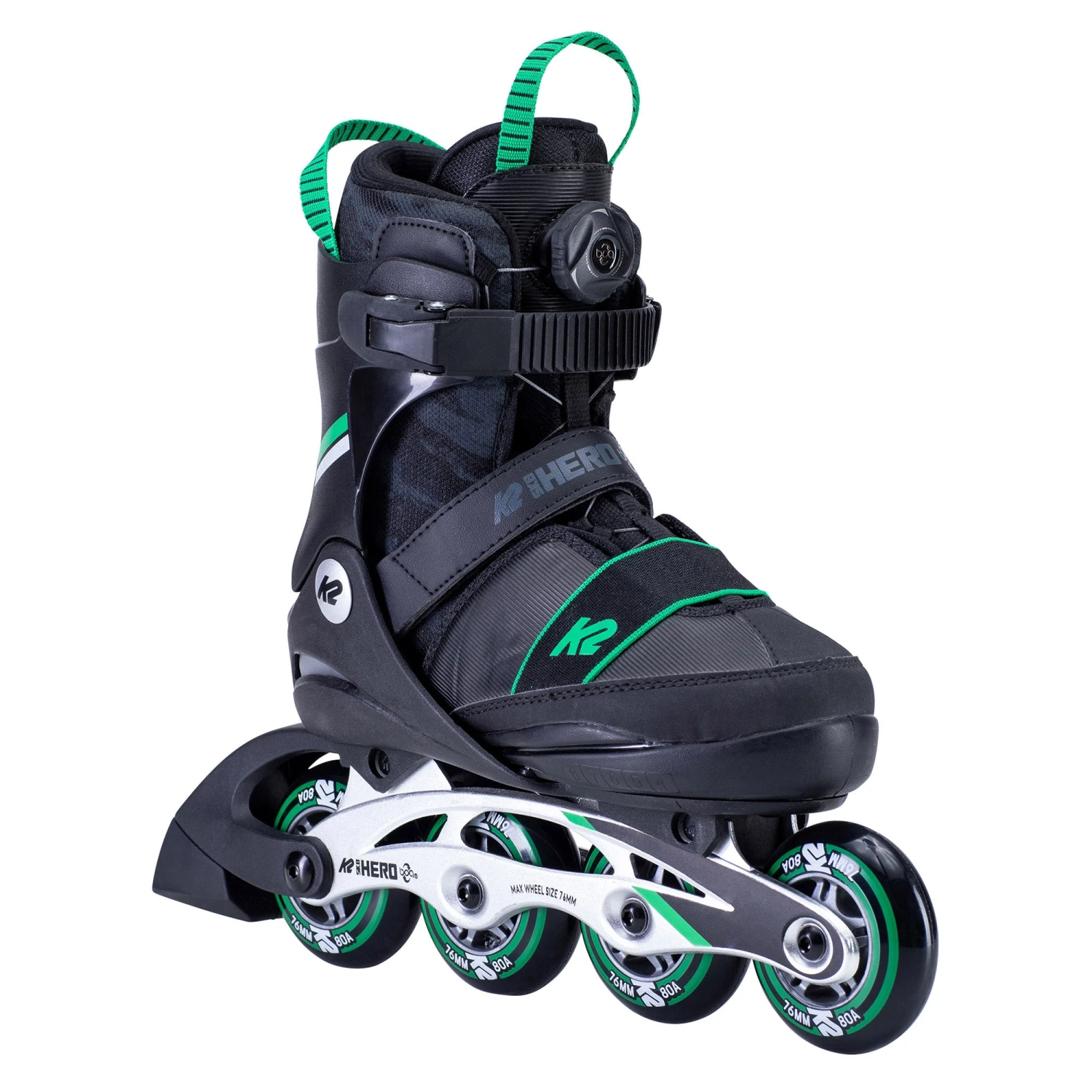 K2 Sk8 Hero Boa ALU Boys Adjustable Inline Skates - (Gently Used Size 1-5) 3 K2 Sk8 Hero Boa ALU Boys Adjustable Inline Skates - (Gently Used Size 1-5)