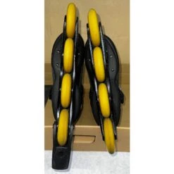 K2 F.I.T. 90 Boa Gray Mens Inline Skates (Lightly Used Size 9.5) 9 K2 F.I.T. 90 Boa Gray Mens Inline Skates (Lightly Used Size 9.5) -Pulley Shop 31876 GRAYMUSTARD 3