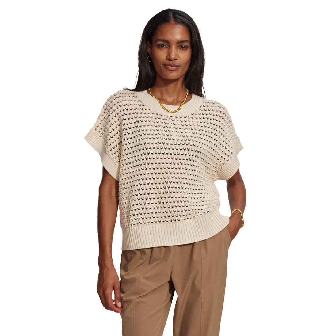 Varley Julianna Womens Knit Shirt 3 Varley Julianna Womens Knit Shirt