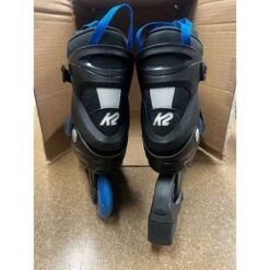K2 Kinetic 80 Pro Mens Inline Skates - Lightly Used Size 8 -Pulley Shop 33067 BLUERED 2
