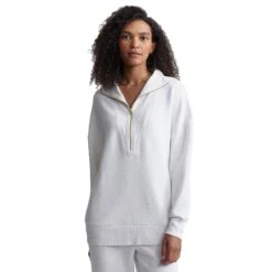Varley Masie Longline Womens Sweater -Pulley Shop 33236 IVORYMARL 58bbdabf 7ae4 4ced aa56 f7ce67829a92