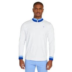 Redvanly Dunham Mens Golf Quarter-Zip -Pulley Shop 33499 BRIGHTWHITE 9ba7ccd9 1881 4492 8f3a 920bfebbfe18