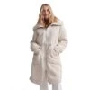 Varley Logan Sherpa Womens Coat -Pulley Shop 33997 SANDSHELL 790dde64 5347 4f4a 86ff 7a0cb4fe7f18