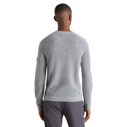 Rhone Walden Waffle Mens Sweater -Pulley Shop 34200 DARKGREYHTHR 1