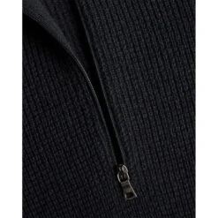 Rhone Walden Knit Quarter-Zip Mens Sweater -Pulley Shop 34202 BLACK 2
