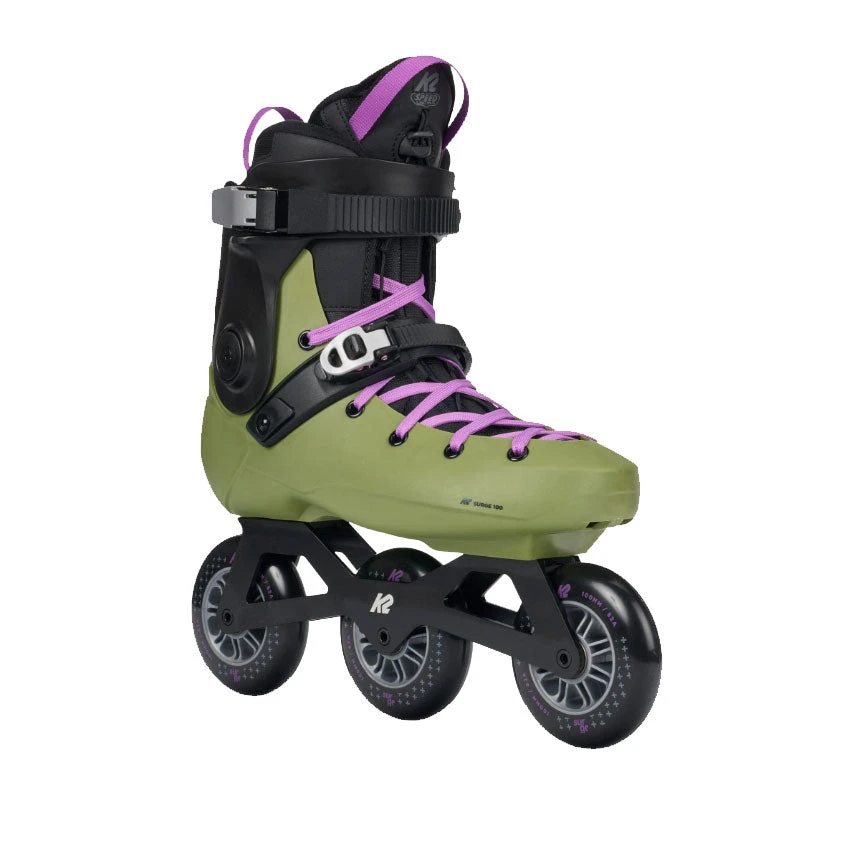 K2 Surge 100 Olive-Purple Unisex Inline Skates 3 K2 Surge 100 Olive-Purple Unisex Inline Skates