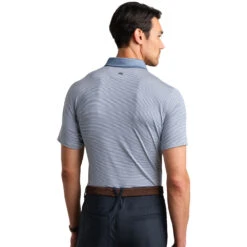 Rhone Sport Feeder Stripe Mens Golf Polo -Pulley Shop 35384 BLSTONESTRIPE 1