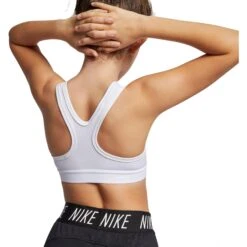 Nike Classic 1 Girls Sports Bra -Pulley Shop BV1435 100WHITE 1